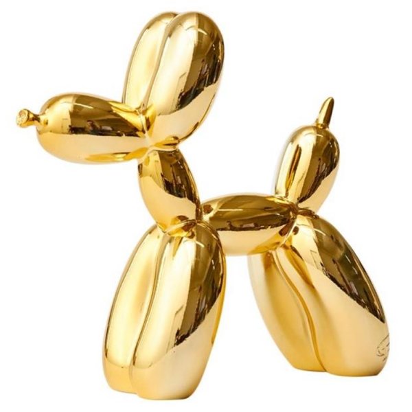 Статуэтка Jeff Koons Balloon Dog medium Gold Глянцевое золото Статуэтка Jeff Koons Balloon Dog medium Gold Глянцевое золото в Орле | Loft Concept