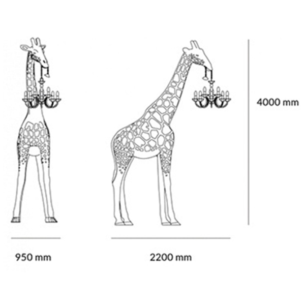 Торшер черный жираф в натуральную величину Giraffe Lamp large size Торшер черный жираф в натуральную величину Giraffe Lamp large size в Орле