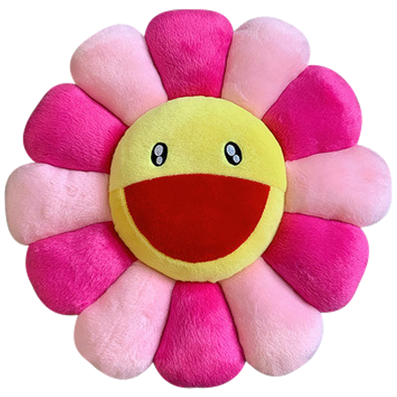 Подушка Takashi Murakami Pink Розовый Подушка Takashi Murakami Pink Розовый в Орле | Loft Concept