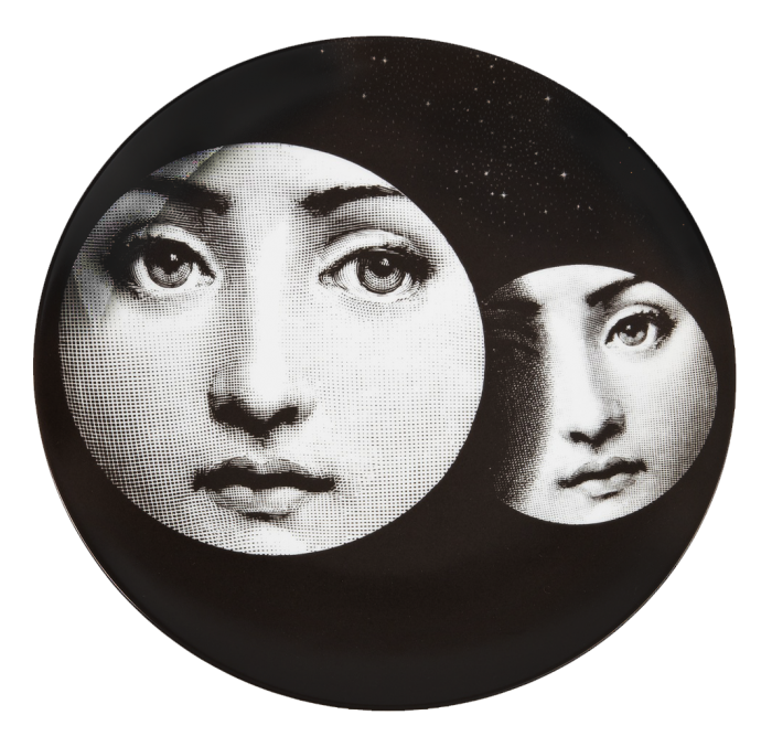 Декоративная тарелка Fornasetti 150 Черный Декоративная тарелка Fornasetti 150 Черный в Орле | Loft Concept