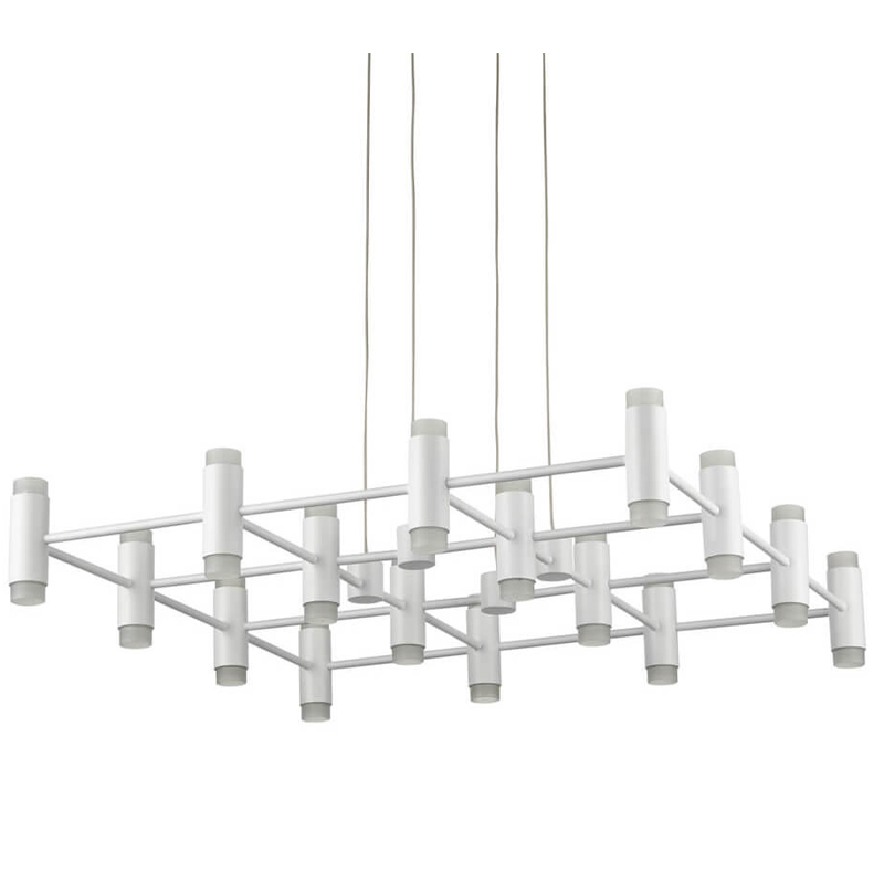 Люстра Rigor & Conciseness Lighting Round Plafond White Белый Люстра Rigor & Conciseness Lighting Round Plafond White Белый в Орле | Loft Concept