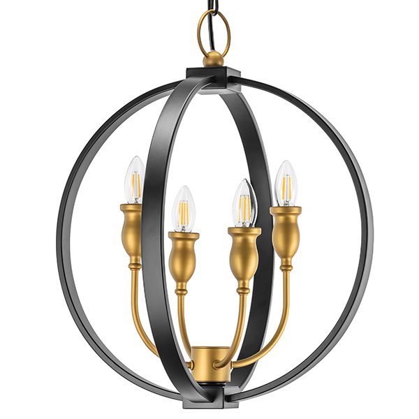 Люстра Olivier Frosted Gold Candles Черный Золотой Люстра Olivier Frosted Gold Candles Черный Золотой в Орле | Loft Concept