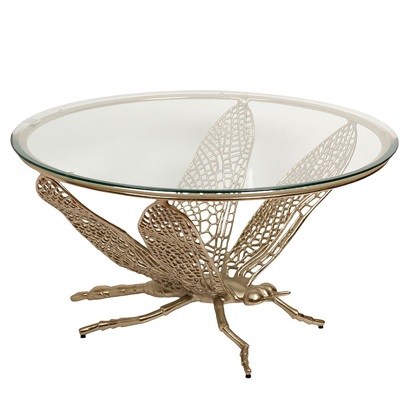 Приставной стол Dragonfly Table Золотой Приставной стол Dragonfly Table Золотой в Орле | Loft Concept