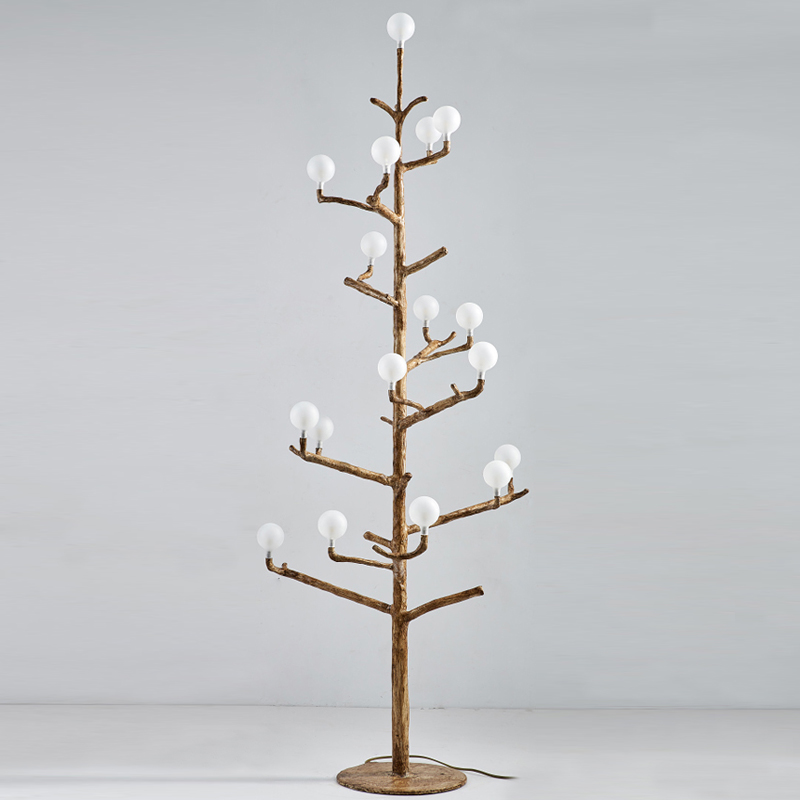 Торшер Tree branch Floor lamp vertical Коричневый Белый Торшер Tree branch Floor lamp vertical Коричневый Белый в Орле | Loft Concept