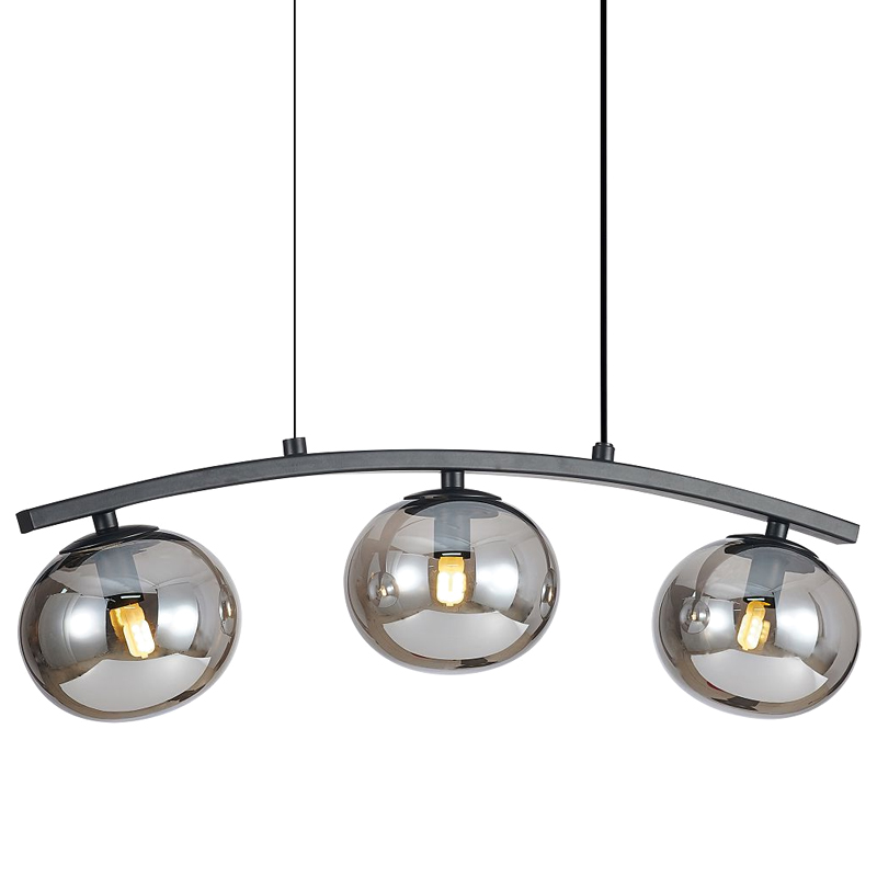 Люстра B.LUX Матовый черный каркас 54 см Черный матовый Серый Люстра B.LUX Матовый черный каркас 54 см Черный матовый Серый в Орле | Loft Concept