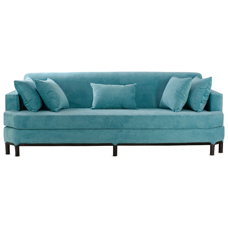 Диван Marita Sofa Бирюзовый Черный Диван Marita Sofa Бирюзовый Черный в Орле | Loft Concept