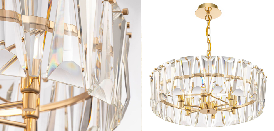 Люстра Ruby Crystal Chandelier Gold 53 Люстра Ruby Crystal Chandelier Gold 53 - Loft-Concept в Орле