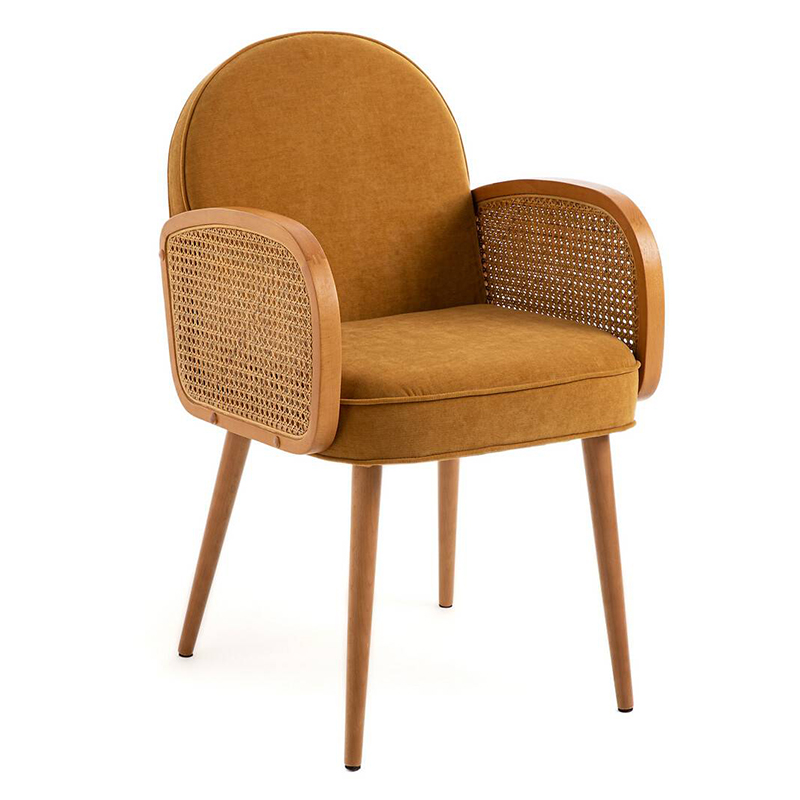 Стул Morten Wicker Mustard Chair Горчичный Стул Morten Wicker Mustard Chair Горчичный в Орле | Loft Concept
