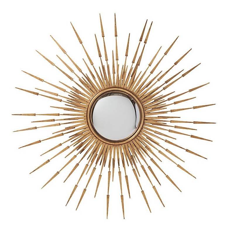 Зеркало-солнце Golden Sun Long Rays Золотой Зеркало-солнце Golden Sun Long Rays Золотой в Орле | Loft Concept