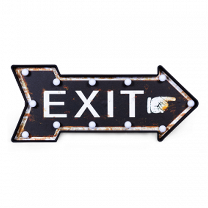 Аксессуар на стену Exit Белый Темно-синий Аксессуар на стену Exit Белый Темно-синий в Орле | Loft Concept