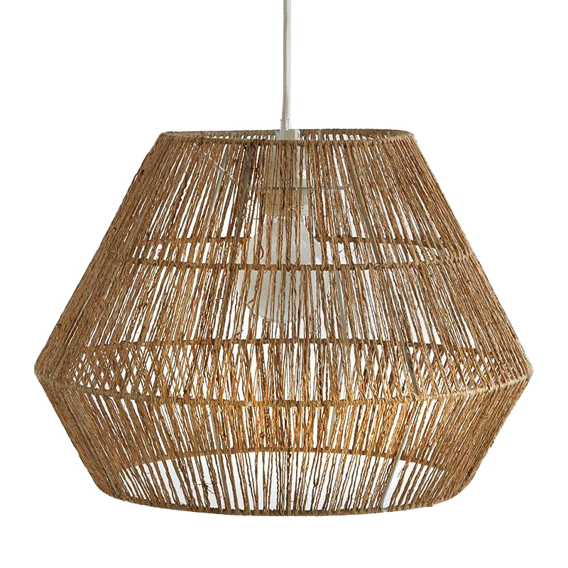 Подвесной светильник Signe Wicker Hemp Beige Бежевый Подвесной светильник Signe Wicker Hemp Beige Бежевый в Орле | Loft Concept