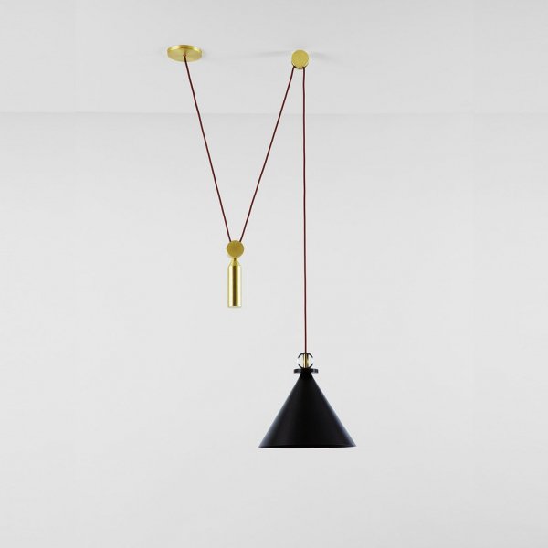 Подвесной светильник Shape up Pendant Cone Black Черный Подвесной светильник Shape up Pendant Cone Black Черный в Орле | Loft Concept