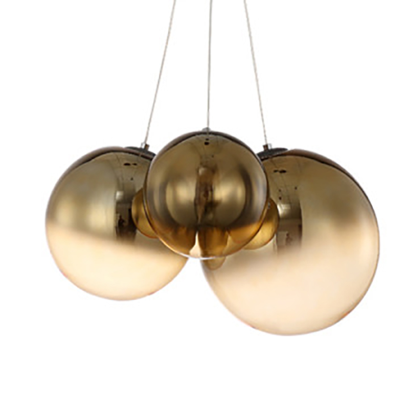 Светильник подвесной Golden balls lamp Золотой Светильник подвесной Golden balls lamp Золотой в Орле | Loft Concept