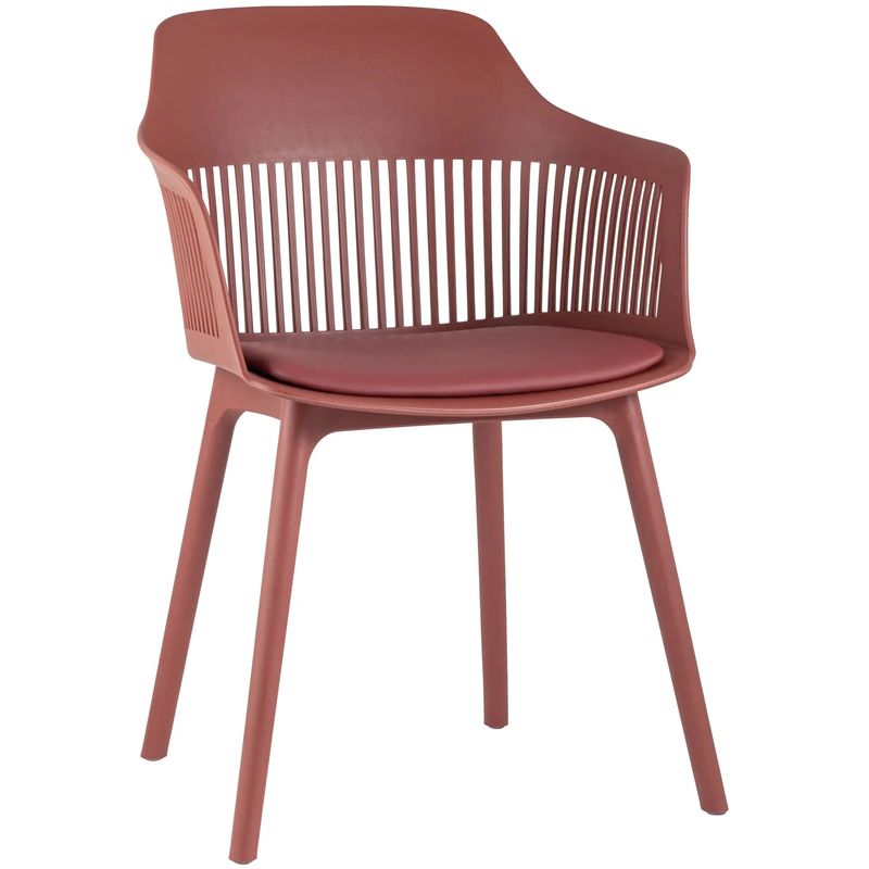 Стул Crocus Chair Терракотовый цвет Подушка эко-кожа Терракотовый в Орле | Loft Concept 
