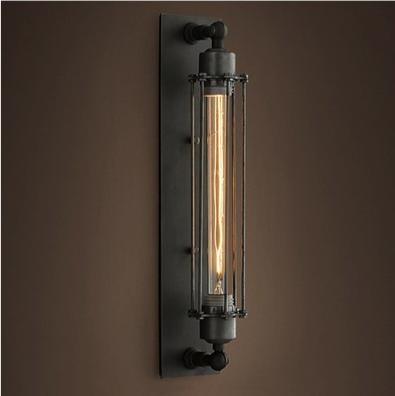 Бра настенное Loft Industrial Edison Cage Momo Графит Черный Бра настенное Loft Industrial Edison Cage Momo Графит Черный в Орле | Loft Concept
