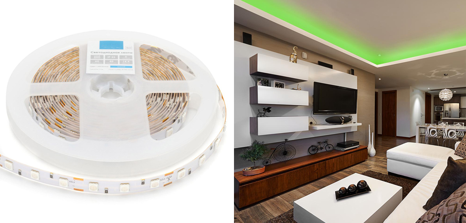 Светодиодная лента 14,4W/m 60LED/m 5050SMD зеленый Светодиодная лента 14,4W/m 60LED/m 5050SMD зеленый - Loft-Concept в Орле