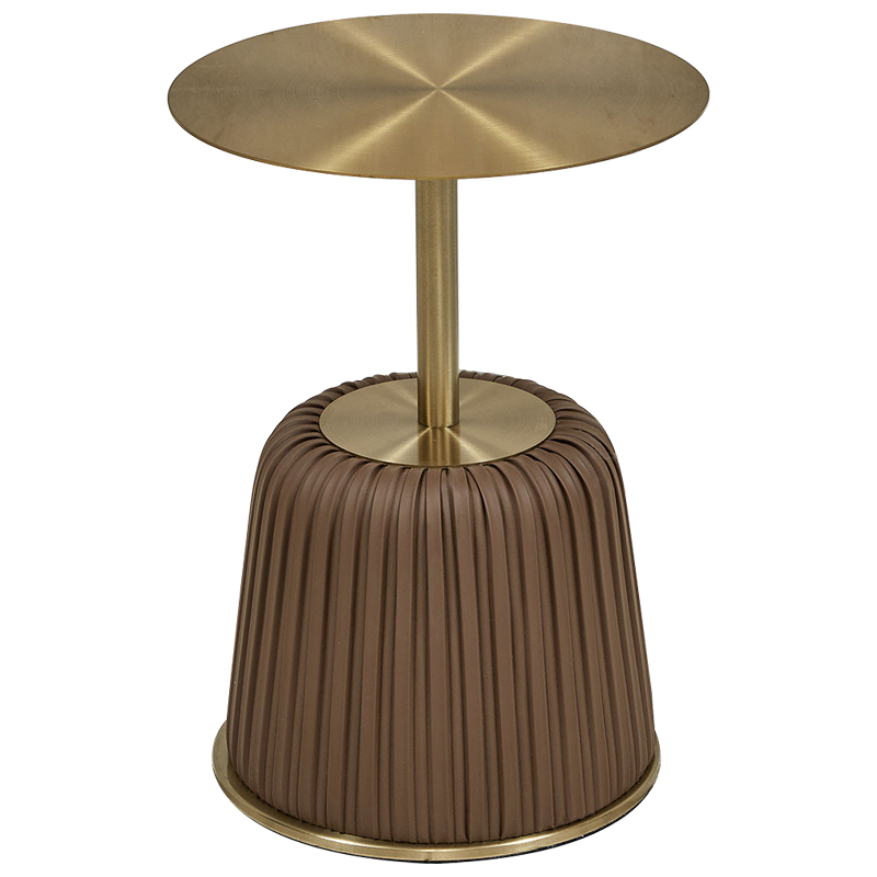 Приставной стол Orlaith Brown Gold Side Table Золотой Коричневый Приставной стол Orlaith Brown Gold Side Table Золотой Коричневый в Орле | Loft Concept