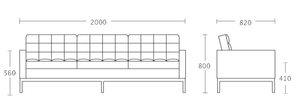 Диван Florence Knoll sofa Диван Florence Knoll sofa в Орле