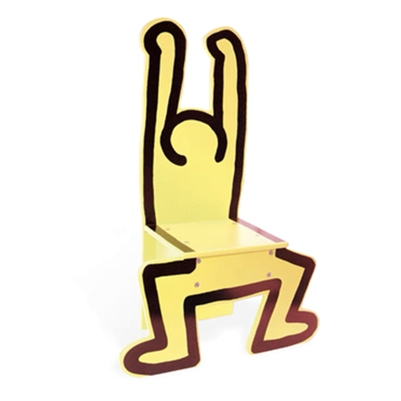 Детский стул Chaise Keith Haring Dancer Vilac Желтый Желтый Детский стул Chaise Keith Haring Dancer Vilac Желтый Желтый в Орле | Loft Concept