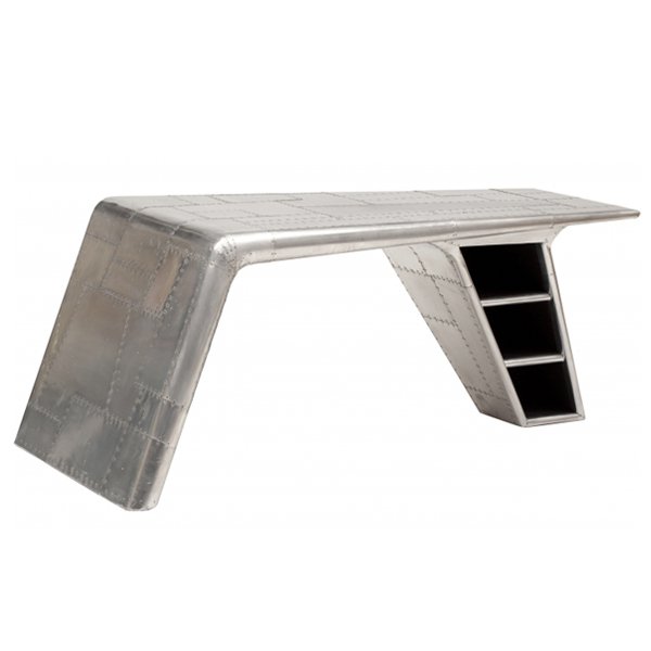 Рабочий стол Aviator desk Restoration Hardware Нержавеющая сталь Рабочий стол Aviator desk Restoration Hardware Нержавеющая сталь в Орле | Loft Concept