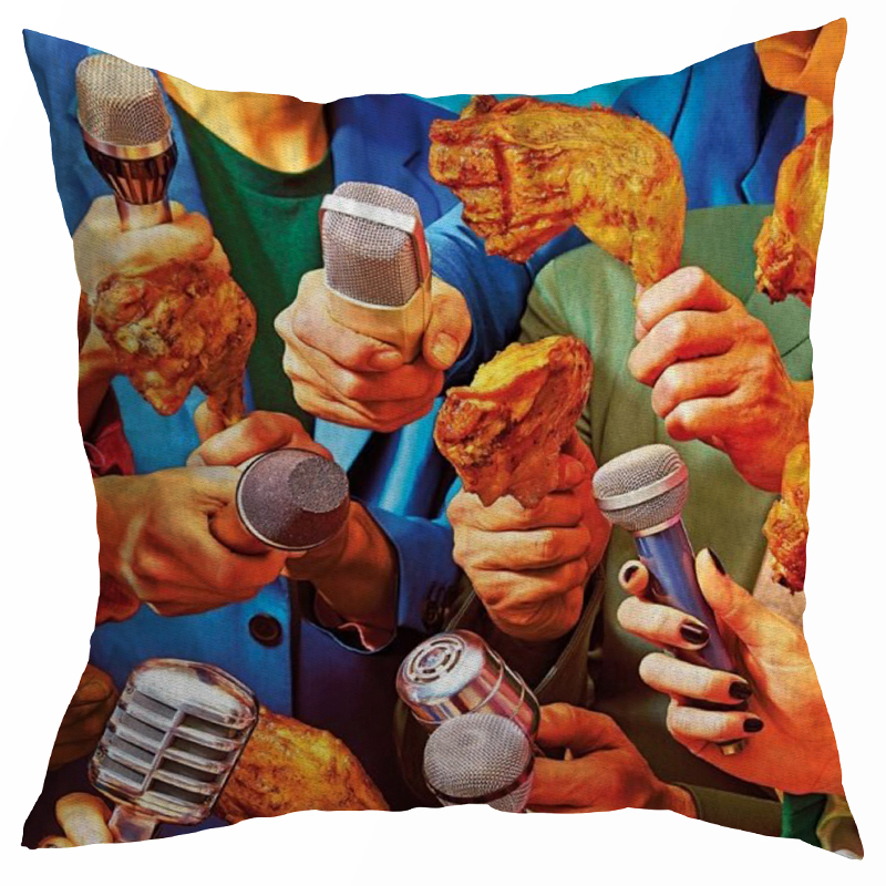 Декоративная подушка Seletti Cushion Reporters Мульти в Орле | Loft Concept 
