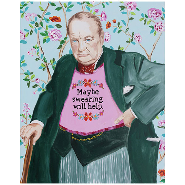 Картина "Winston Churchill Thinks Swearing Will Make It Better" Мульти Картина "Winston Churchill Thinks Swearing Will Make It Better" Мульти в Орле | Loft Concept