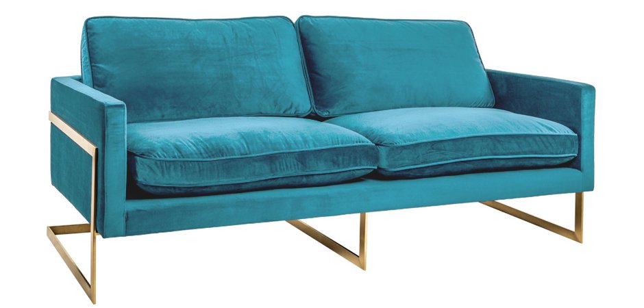 Диван бархатный Accent Velvet Sofa Диван бархатный Accent Velvet Sofa - Loft-Concept в Орле