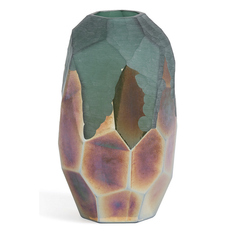 Ваза Giacomo Vase 30 Зеленый Золотой Ваза Giacomo Vase 30 Зеленый Золотой в Орле | Loft Concept