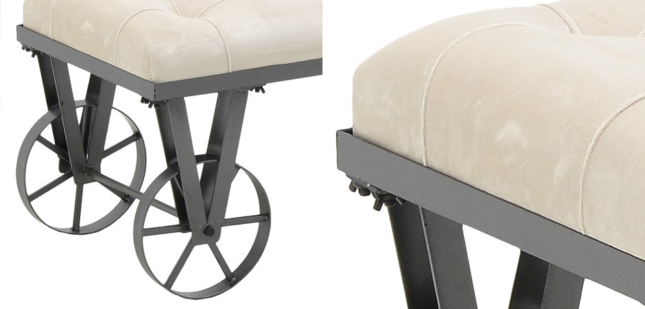 Банкетка Bench Seat Loft white Банкетка Bench Seat Loft white - Loft-Concept в Орле
