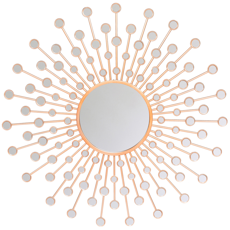 Зеркало Sun Drops Rose Gold Mirror Зеркало Sun Drops Rose Gold Mirror в Орле | Loft Concept