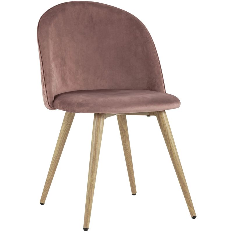 Стул Miruna Chair Спинка Ромбы Пыльно-Розовый Розовый пастельный Древесина в Орле | Loft Concept 