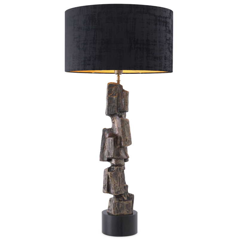 Настольная лампа Eichholtz Table Lamp Noto Винтажная латунь Черный Настольная лампа Eichholtz Table Lamp Noto Винтажная латунь Черный в Орле | Loft Concept