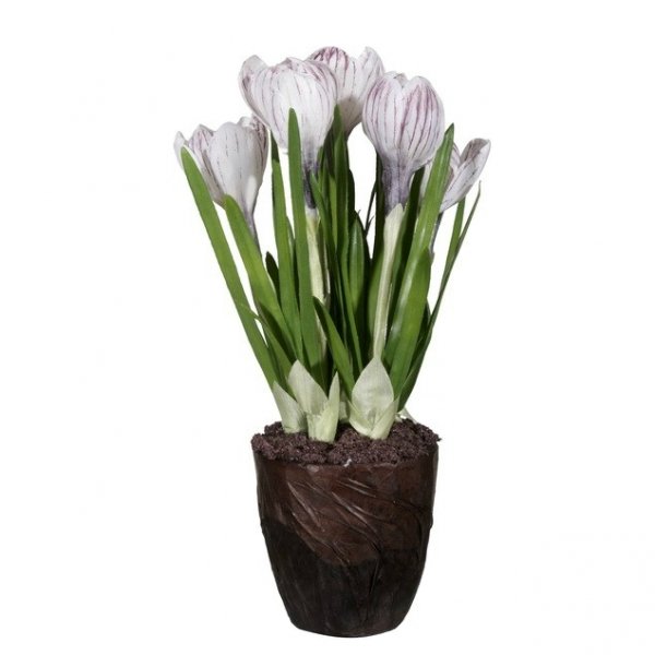 Декоративный искусственный цветок Purple Crocuses Декоративный искусственный цветок Purple Crocuses в Орле | Loft Concept
