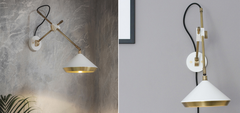 Бра Bert Frank SHEAR SHEAR WALL LIGHT Белый Бра Bert Frank SHEAR SHEAR WALL LIGHT Белый - Loft-Concept в Орле