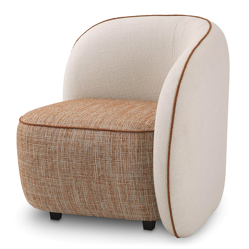 Кресло Eichholtz Chair San Marino Right Кремовый Коричневый Кресло Eichholtz Chair San Marino Right Кремовый Коричневый в Орле | Loft Concept