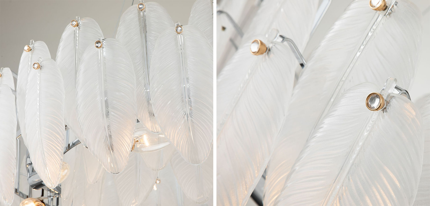 Люстра Bud Petals Chandelier Chrome 80 - фото №1