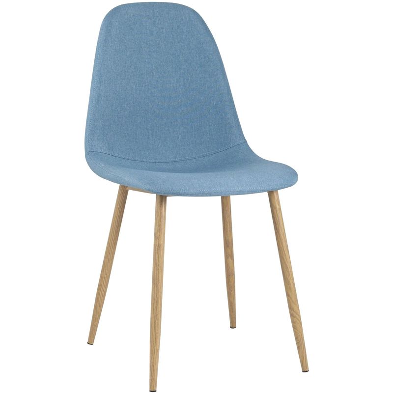 Стул Archie Chair Ткань Голубая Рогожка Голубой Древесина Стул Archie Chair Ткань Голубая Рогожка Голубой Древесина в Орле | Loft Concept