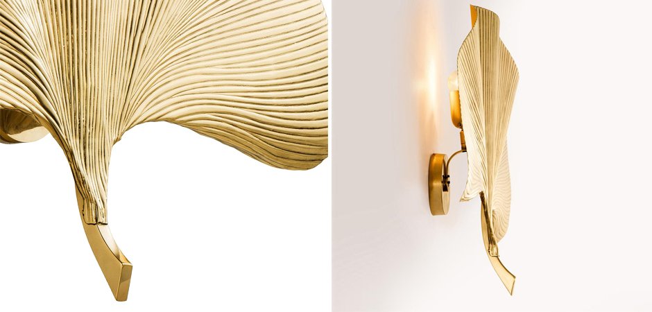 Бра Eichholtz Wall Lamp Las Palmas Gold 110468 Бра Eichholtz Wall Lamp Las Palmas Gold 110468 - Loft-Concept в Орле