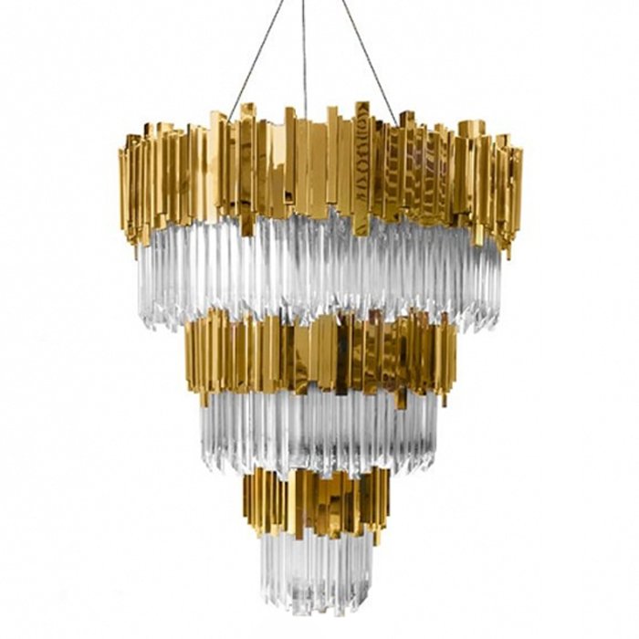 Люстра Luxxu by Covet Lounge EMPIRE Suspension 65 Глянцевое золото Прозрачное Стекло Люстра Luxxu by Covet Lounge EMPIRE Suspension 65 Глянцевое золото Прозрачное Стекло в Орле | Loft Concept