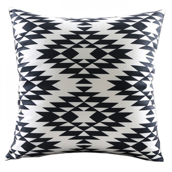 Декоративная подушка Black and White Pattern Черно-белый в Орле | Loft Concept 