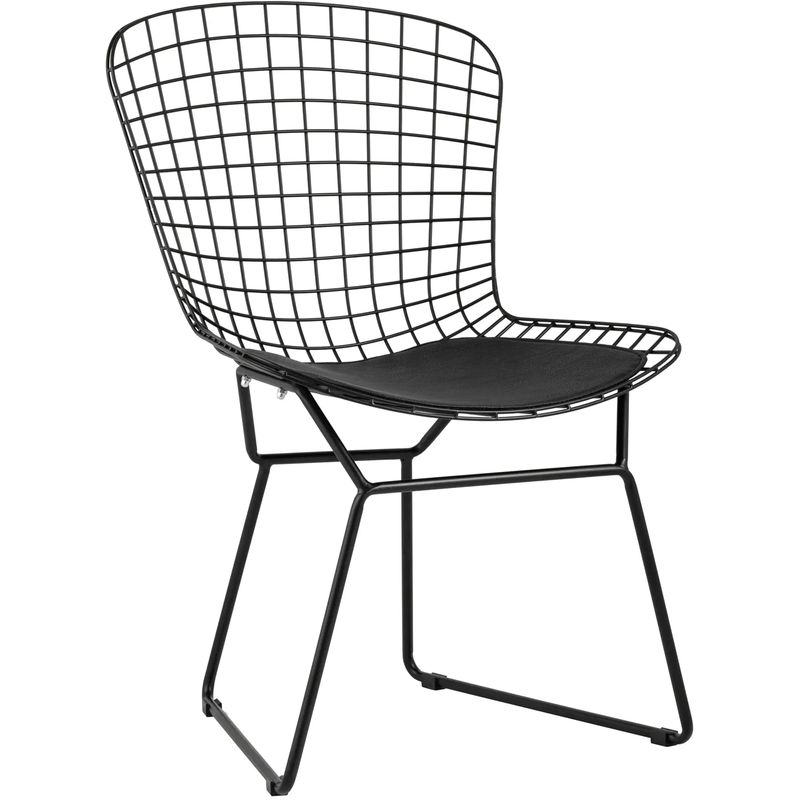 Стул Bertoia Chair Черный Матовый Металл Черный в Орле | Loft Concept 