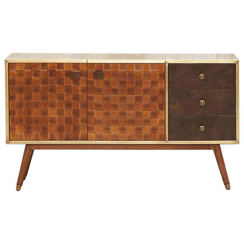 Комод Lanzo Chest of Drawers Коричневый Латунь Комод Lanzo Chest of Drawers Коричневый Латунь в Орле | Loft Concept