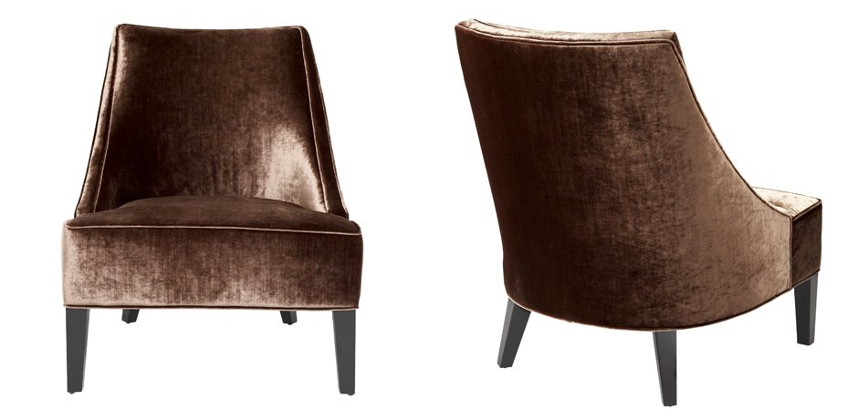 Кресло Eichholtz Chair Dulwich Aegean orange Кресло Eichholtz Chair Dulwich Aegean orange - Loft-Concept в Орле