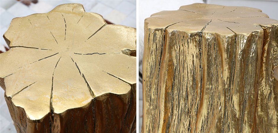 Стол приставной Stump Gold Стол приставной Stump Gold - Loft-Concept в Орле