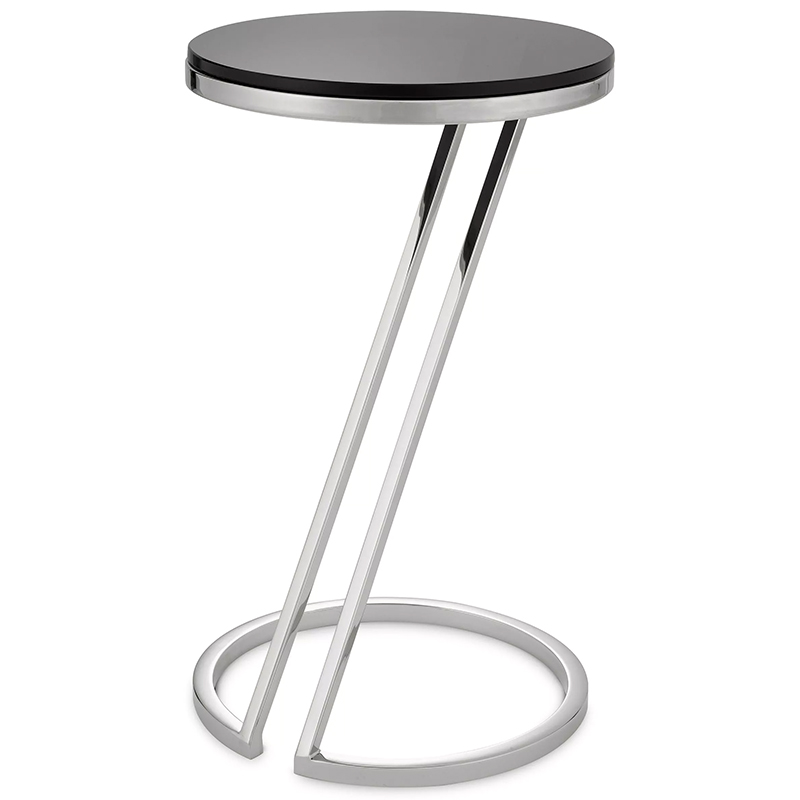 Приставной стол Eichholtz Side Table Falcone Chrome Хром Черный Приставной стол Eichholtz Side Table Falcone Chrome Хром Черный в Орле | Loft Concept
