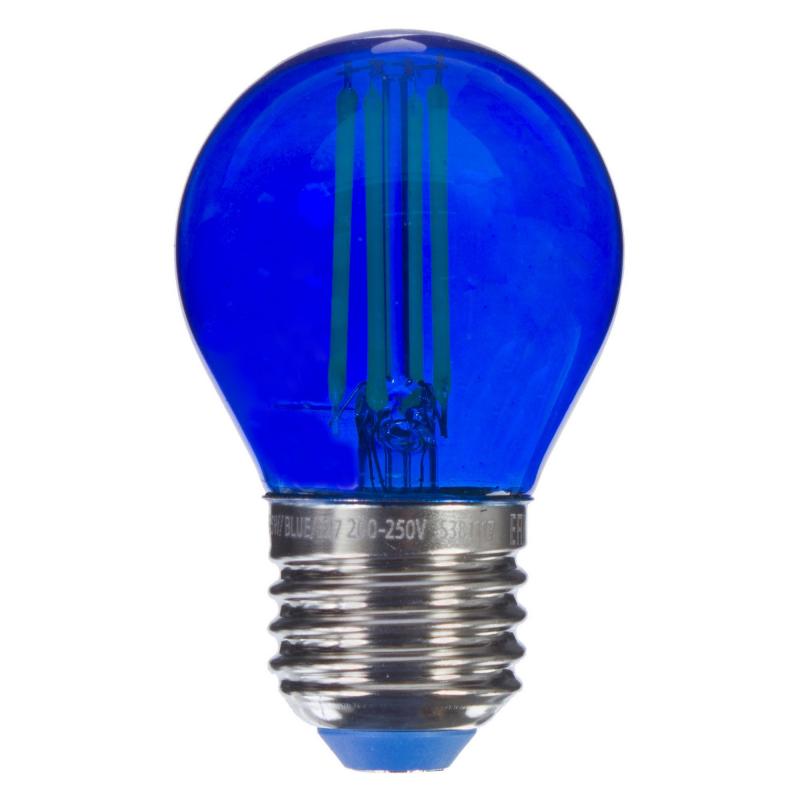 Синяя прозрачная лампочка LED E27 5W Синий Синяя прозрачная лампочка LED E27 5W Синий в Орле | Loft Concept