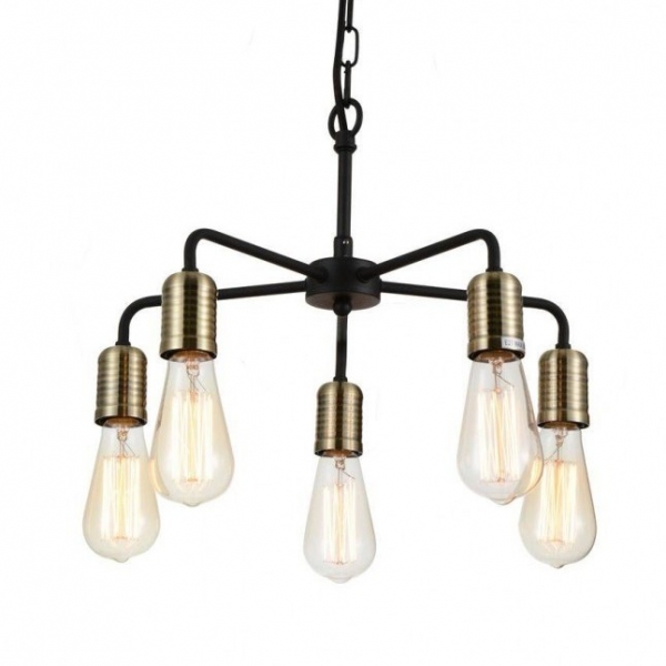 Люстра Bulb Netsch Pendant 5 Черный Люстра Bulb Netsch Pendant 5 Черный в Орле | Loft Concept