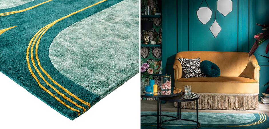 Ковер Carpet Green & Gold Ковер Carpet Green & Gold - Loft-Concept в Орле