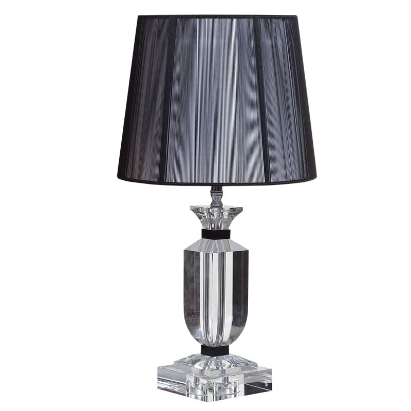 Настольная лампа Crystal Base Table Lamp Черный Настольная лампа Crystal Base Table Lamp Черный в Орле | Loft Concept