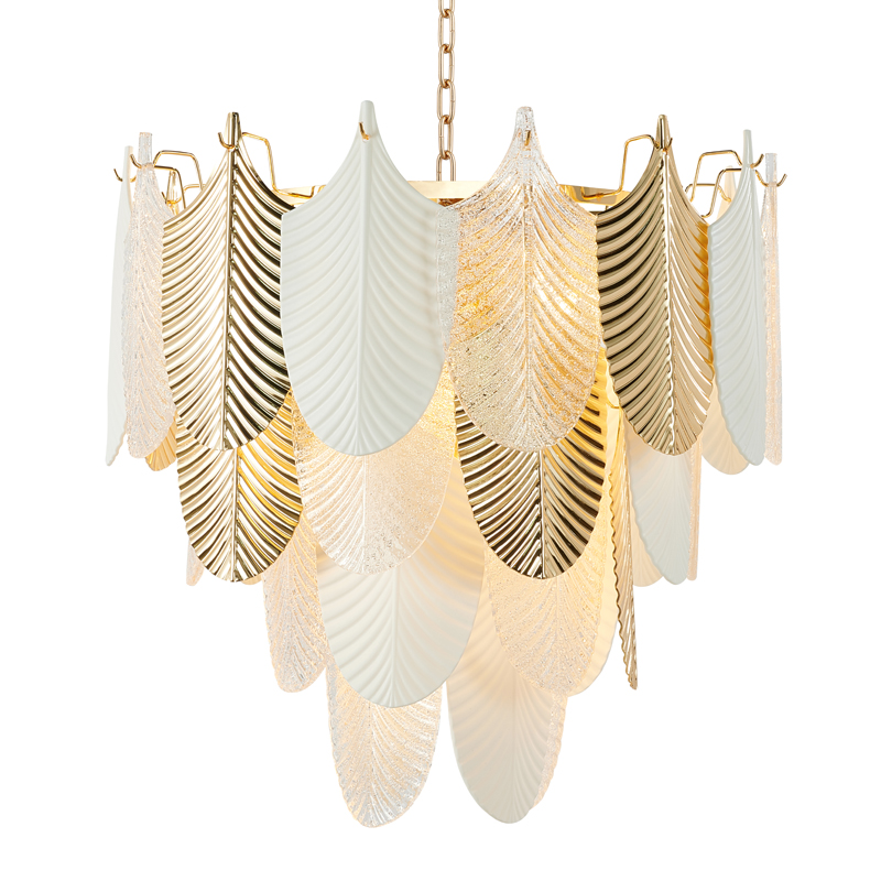 Люстра Abelia Chandelier 62 Золотой Белый Прозрачный Люстра Abelia Chandelier 62 Золотой Белый Прозрачный в Орле | Loft Concept
